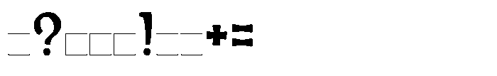 Childmar Bold Round Font OTHER CHARS