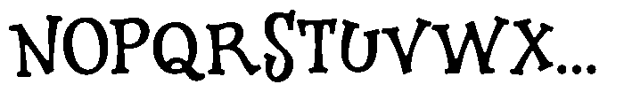 Childmar Bold Round Font UPPERCASE