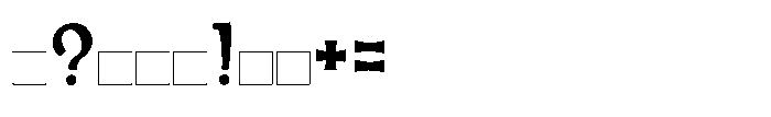 Childmar Bold Font OTHER CHARS