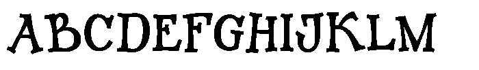Childmar Bold Font UPPERCASE