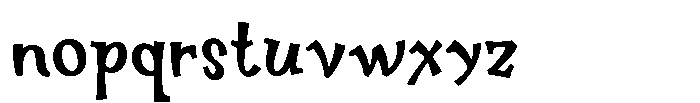 Childmar Bold Font LOWERCASE