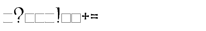 Childmar Regular Font OTHER CHARS