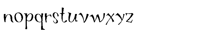 Childmar Regular Font LOWERCASE