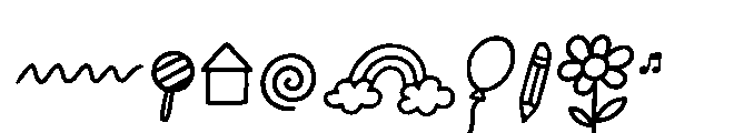 Childrens scribbles children's scribbles Extra Font OTHER CHARS