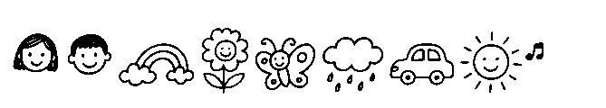 Childrens scribbles children's scribbles Extra Font LOWERCASE