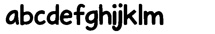 Childrens scribbles children's scribbles Regular FONT