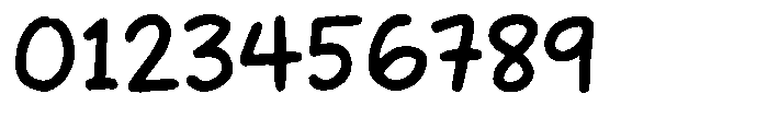 Childrens scribbles children's scribbles Style 1 Font OTHER CHARS