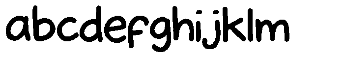 Childrens scribbles children's scribbles Style 1 FONT
