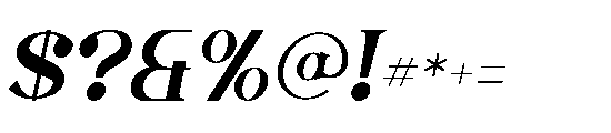 Childy Italic Font OTHER CHARS
