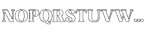 Chill Club Outlined Font UPPERCASE