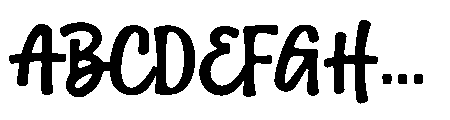 Chill Whisper Font UPPERCASE