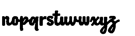 Chill Whisper Font LOWERCASE