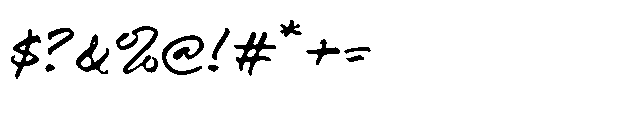 Chilla Font OTHER CHARS