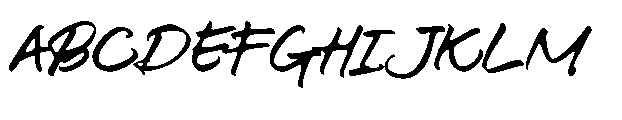 Chilla Font UPPERCASE