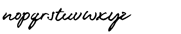 Chilla Font LOWERCASE