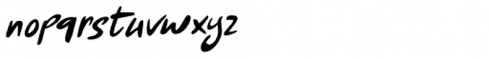 Chillerz Italic Font LOWERCASE