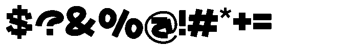 Chillkoft Bold Font OTHER CHARS