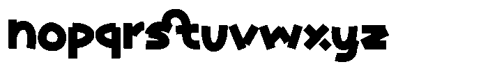 Chillkoft Bold Font LOWERCASE