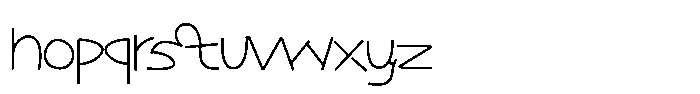 Chillkoft Thin Font LOWERCASE