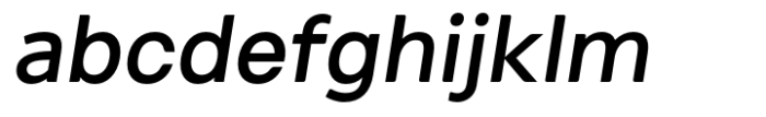 Chilloxine Semi Bold Italic Font LOWERCASE