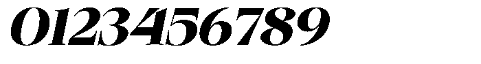 Chilton Black Italic Font OTHER CHARS