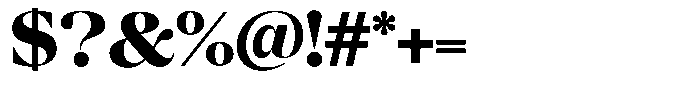 Chilton Black Font OTHER CHARS