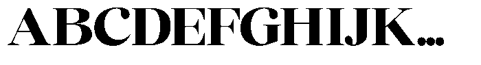 Chilton Black Font UPPERCASE