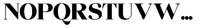 Chilton Black Font UPPERCASE