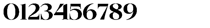 Chilton Bold Font OTHER CHARS