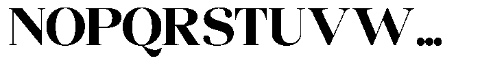 Chilton Extra Bold Font UPPERCASE