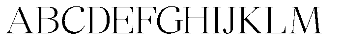 Chilton Extra Light Font UPPERCASE