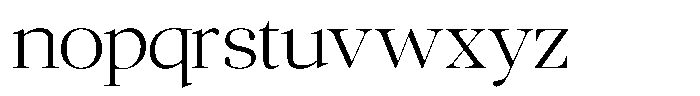 Chilton Extra Light Font LOWERCASE