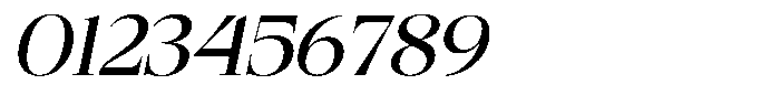 Chilton Italic Font OTHER CHARS