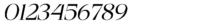 Chilton Light Italic Font OTHER CHARS