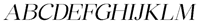 Chilton Light Italic Font UPPERCASE