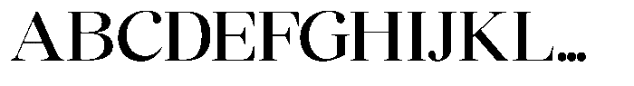 Chilton Medium Font UPPERCASE