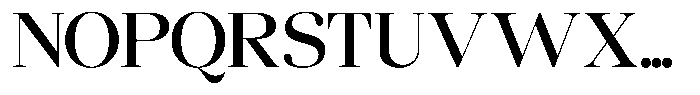 Chilton Medium Font UPPERCASE