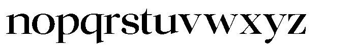 Chilton Medium Font LOWERCASE