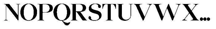 Chilton Semi Bold Font UPPERCASE