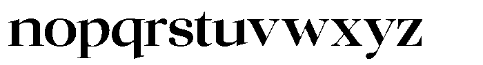 Chilton Semi Bold Font LOWERCASE