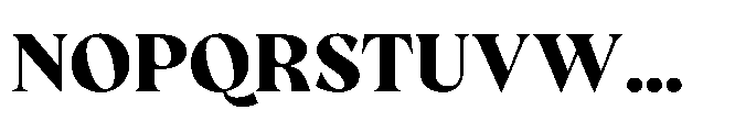 Chimango Bold Font UPPERCASE