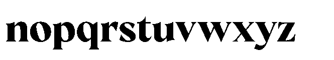 Chimango Bold Font LOWERCASE