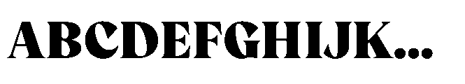Chimango Extra Bold Font UPPERCASE