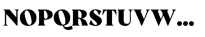 Chimango Extra Bold Font UPPERCASE