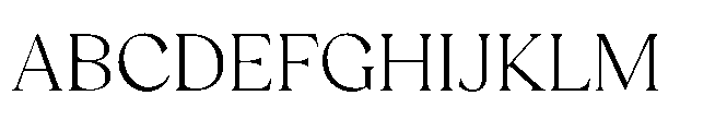 Chimango Light Font UPPERCASE