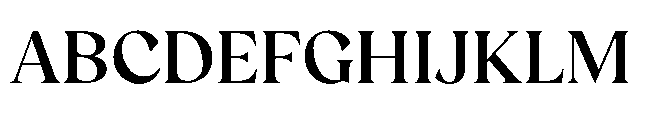 Chimango Medium Font UPPERCASE