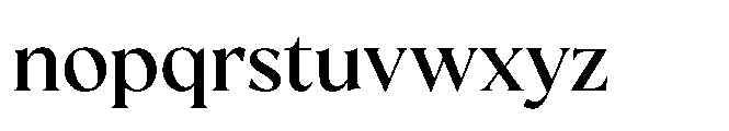 Chimango Medium Font LOWERCASE