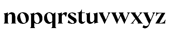 Chimango Semi Bold Font LOWERCASE