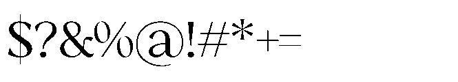Chimango Variable Light Font OTHER CHARS