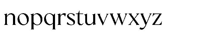 Chimango Variable Light Font LOWERCASE